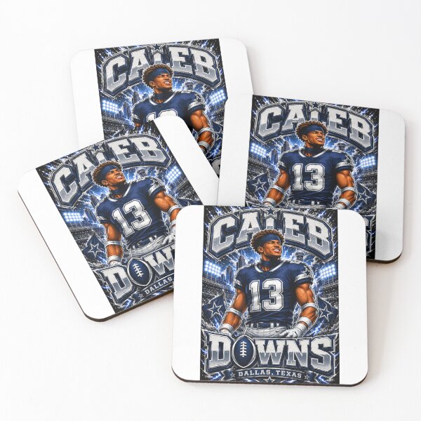 Item preview, Caleb Downs football safety | cartoon athlete illustration designed and sold by CoachEkong.