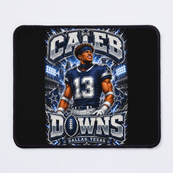 Item preview, Caleb Downs football safety | cartoon athlete illustration designed and sold by CoachEkong.