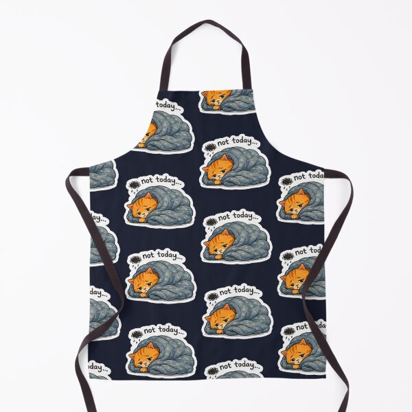 Item preview, The Moody Ginger Cats - Not Today Aesthetic Sticker designed and sold by LadyArtSpirit.