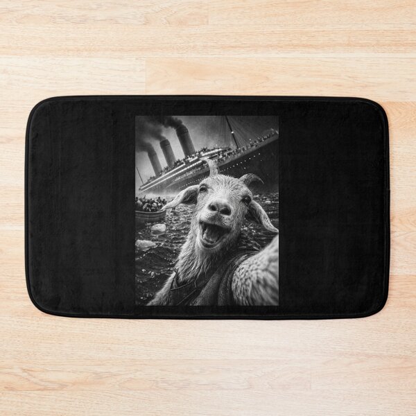 Item preview,  Goat Titanic Selfie Funny Disaster Humor Meme Gift designed and sold by Say It With Ink.