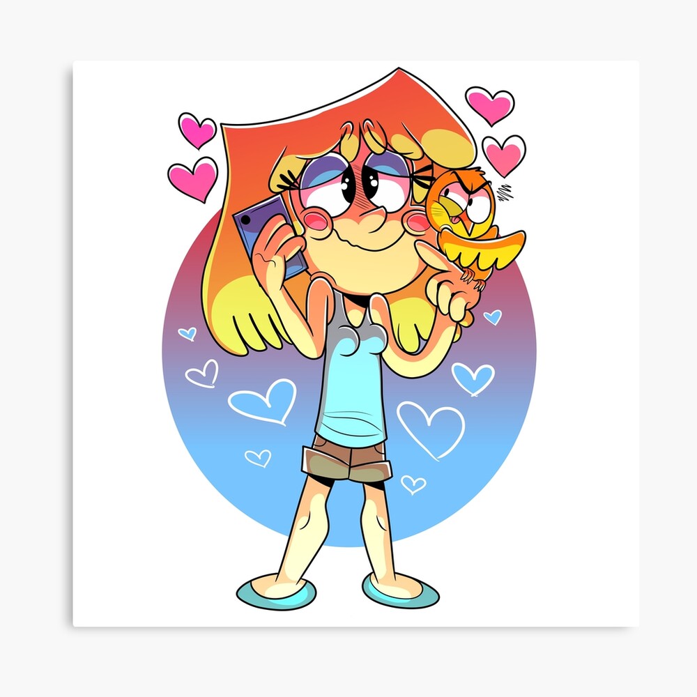 The Loud House Lori Loud with Phone and Pet Bird