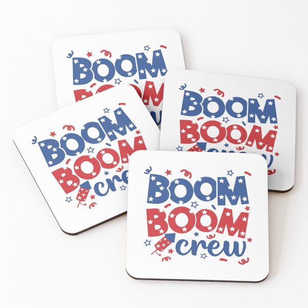 Item preview, Boom Boom Crew Funny 4th of July Patriotic designed and sold by gunaone-design.