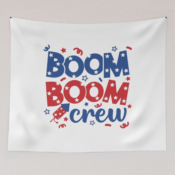 Item preview, Boom Boom Crew Funny 4th of July Patriotic designed and sold by gunaone-design.