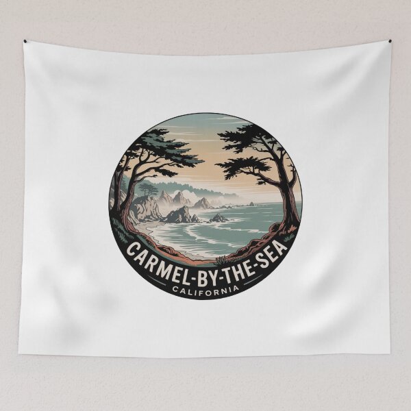 Item preview, Carmel Beach California: Sunset Cliffs  designed and sold by CircinusStore.