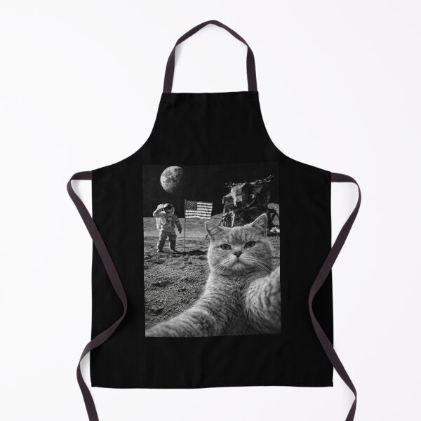 Item preview, Cat Moon Landing Selfie Funny Smug Deadpan Humor Meme Gift designed and sold by Say It With Ink.