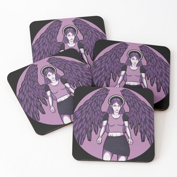 Item preview, Purple Dark Angel Girl  designed and sold by AngelPainter.