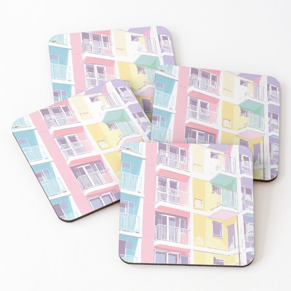 Item preview, COLOURED WINDOWS – Modern Home Art Print designed and sold by MarkedArtPrints.