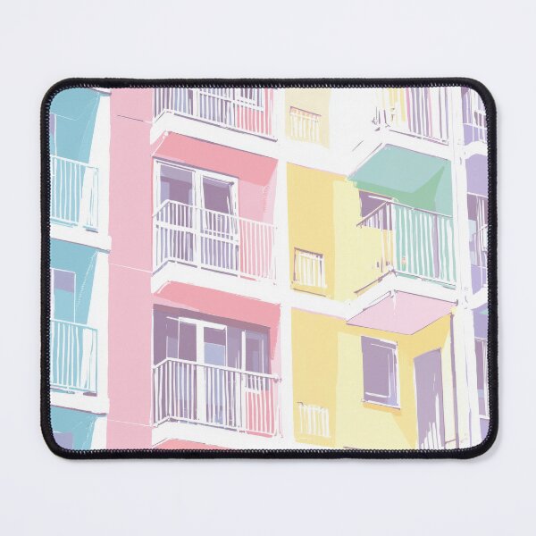 Item preview, COLOURED WINDOWS – Modern Home Art Print designed and sold by MarkedArtPrints.
