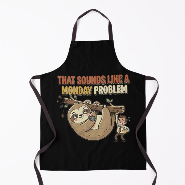 Item preview, That Sounds Like a Monday Problem – Funny Sloth Work Humor Design designed and sold by MartBook.