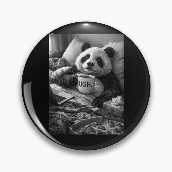 Item preview, Chronically Tired Panda Funny Lazy Day Burnout Humor Gift designed and sold by Say It With Ink.