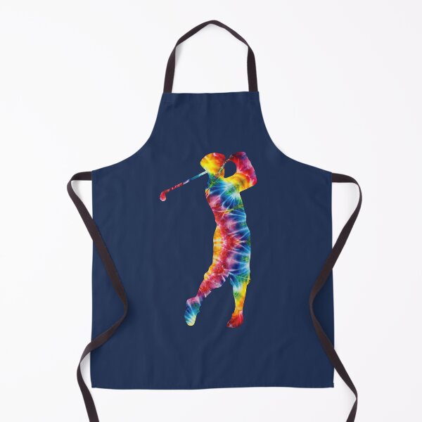 Item preview, Tie Dye Golfer Silhouette, Retro Golf Swing Art designed and sold by donwillisjrart.