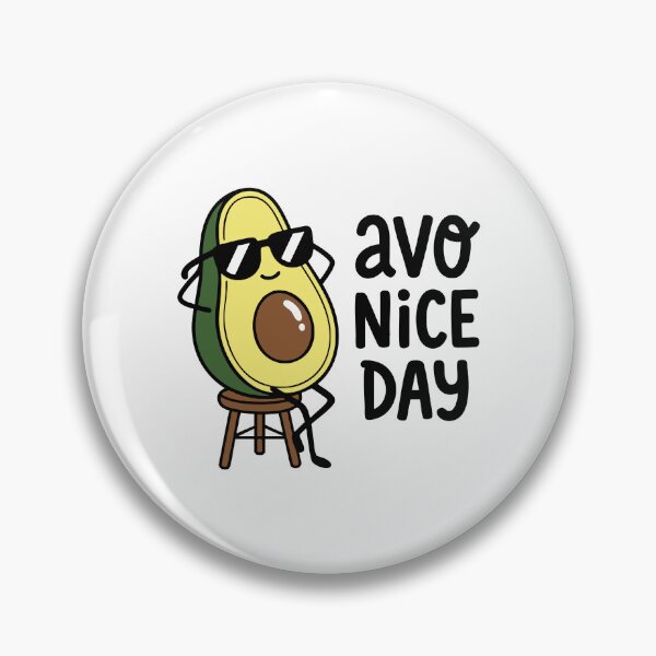 Item preview, Avo Nice Day - Funny Summer Vacation Avocado Pun designed and sold by gunaone-design.