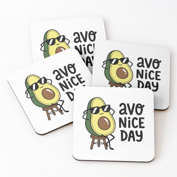 Item preview, Avo Nice Day - Funny Summer Vacation Avocado Pun designed and sold by gunaone-design.