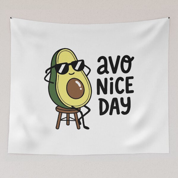 Item preview, Avo Nice Day - Funny Summer Vacation Avocado Pun designed and sold by gunaone-design.