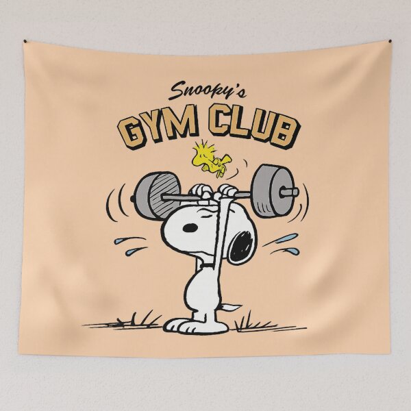 Item preview, Snoopy's Gym Club designed and sold by YChangShop.