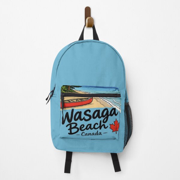 Item preview, Wasaga Beach Cute Lake Vibes Canoe Landscape designed and sold by HowToCanadian.