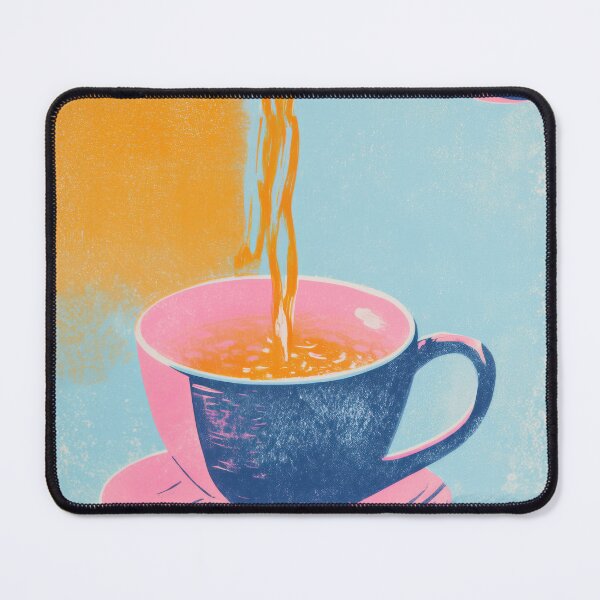 Item preview, LINO TEA – Modern Home Art Print designed and sold by MarkedArtPrints.