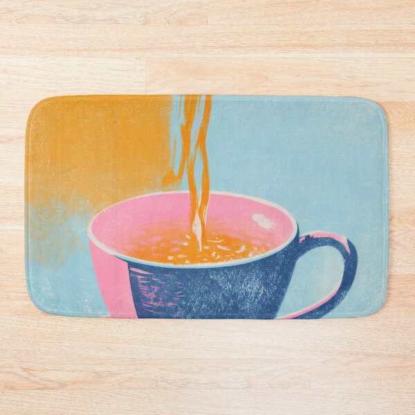 Item preview, LINO TEA – Modern Home Art Print designed and sold by MarkedArtPrints.