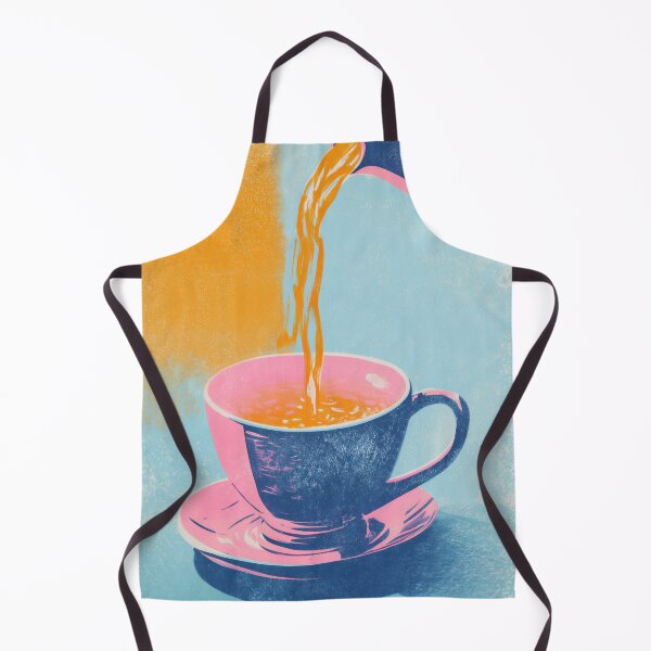 Item preview, LINO TEA – Modern Home Art Print designed and sold by MarkedArtPrints.