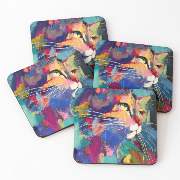 Item preview, Cat colors painting #cat designed and sold by JBJart.