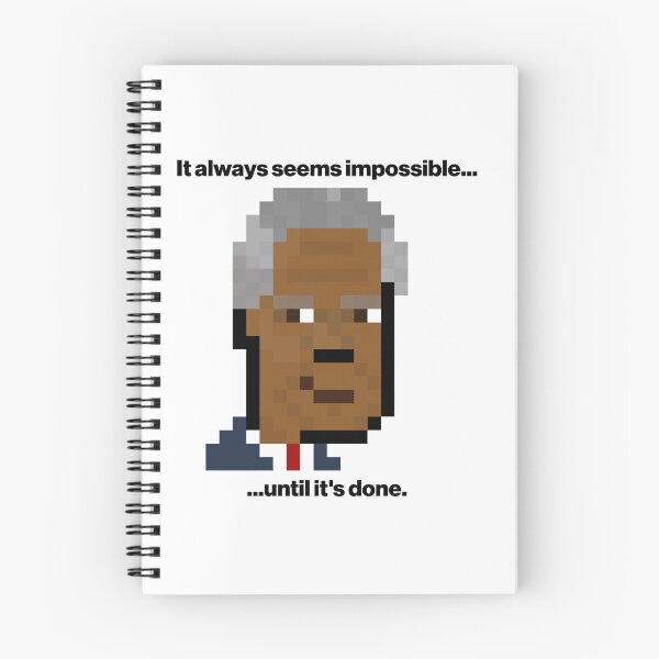 Item preview, Nelson Mandela — Pixel Art Tribute designed and sold by itsajoak.