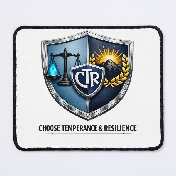 Item preview, CTR Shield Choose Temperance Resilience designed and sold by Dresut.