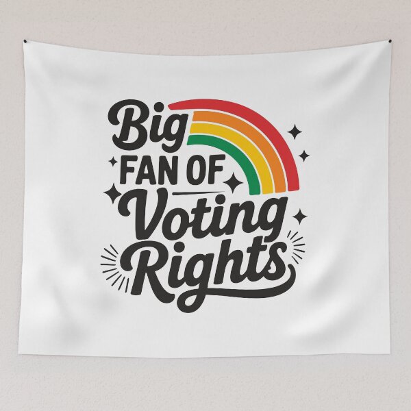 Item preview, Big Fan of Voting Rights designed and sold by gunaone-design.