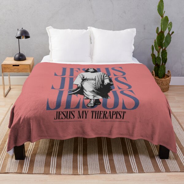 Item preview, Jesus my therapist sacred heart healing message designed and sold by Chill Vibe.