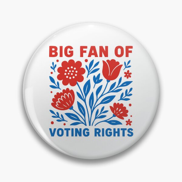 Item preview, Big Fan of Voting Rights - End Gerrymandering - Stop Voter Suppression designed and sold by gunaone-design.