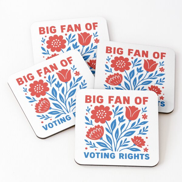 Item preview, Big Fan of Voting Rights - End Gerrymandering - Stop Voter Suppression designed and sold by gunaone-design.