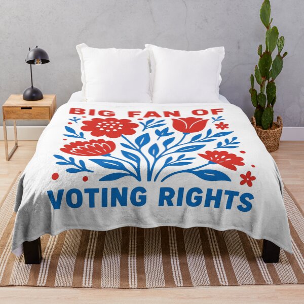 Item preview, Big Fan of Voting Rights - End Gerrymandering - Stop Voter Suppression designed and sold by gunaone-design.
