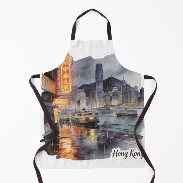Item preview, Hong Kong Neon Skyline Travel  designed and sold by Modefissi.