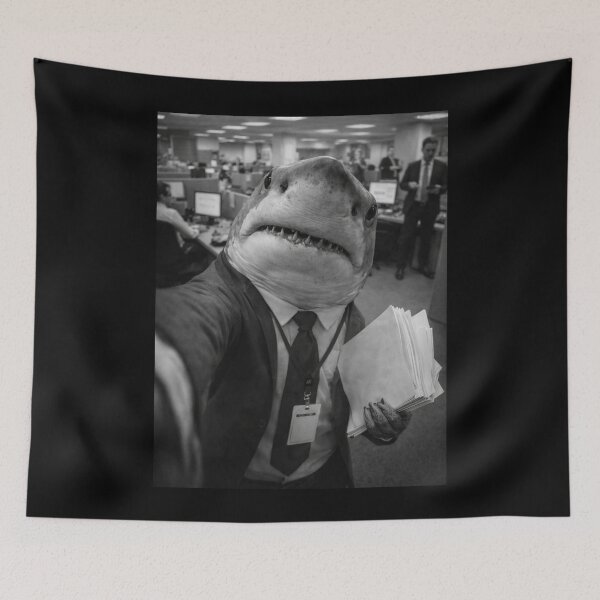 Item preview, Corporate Intern Shark Funny Office Humor Gift for Coworkers designed and sold by Say It With Ink.