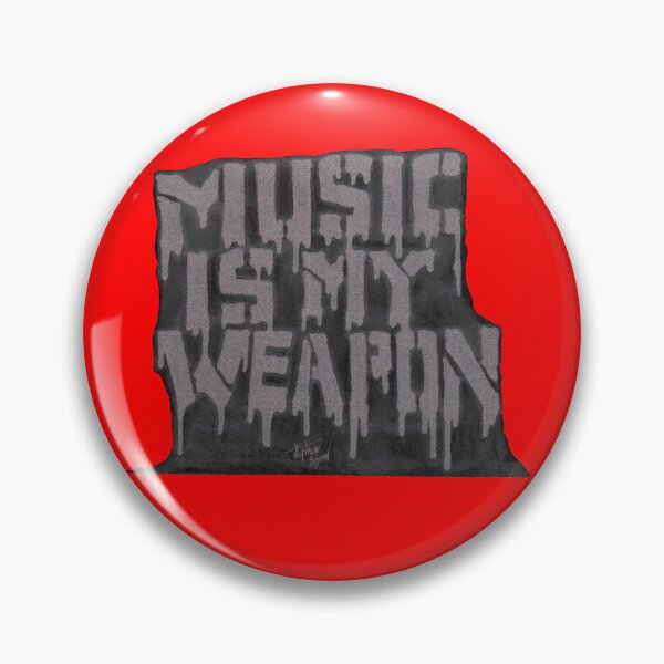 Item preview, Graffiti Music Is My Weapon Dark Variant designed and sold by Grimmlar.