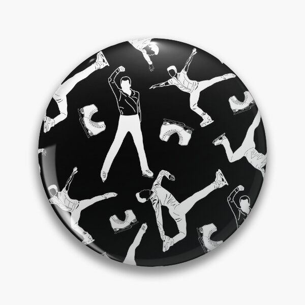 Item preview, Male Figure Skaters Black and White Design designed and sold by PD-Skating.
