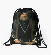 Hans Holbein the Younger - Charles de Solier, Sieur de Morette Drawstring Bag