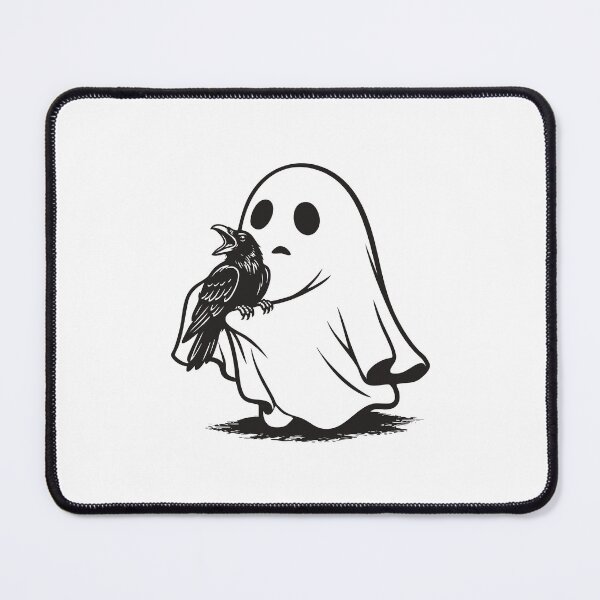 Item preview, Ghost Holding Black Crow Halloween designed and sold by gunaone-design.