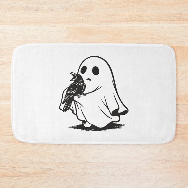 Item preview, Ghost Holding Black Crow Halloween designed and sold by gunaone-design.
