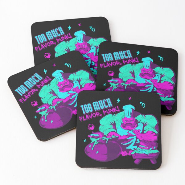 Item preview, Too Much Flavor Punk - Orc Chef designed and sold by NeonMashup.
