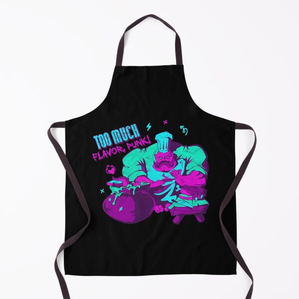 Item preview, Too Much Flavor Punk - Orc Chef designed and sold by NeonMashup.