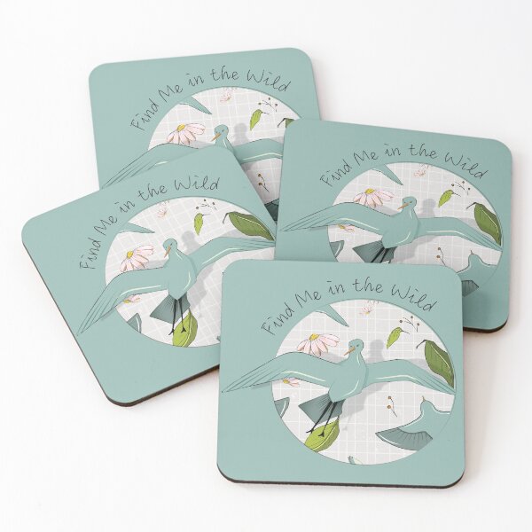 Item preview, Find Me in the Wild - Sage Green Cottagecore Bird Art designed and sold by Fiorart Studio .