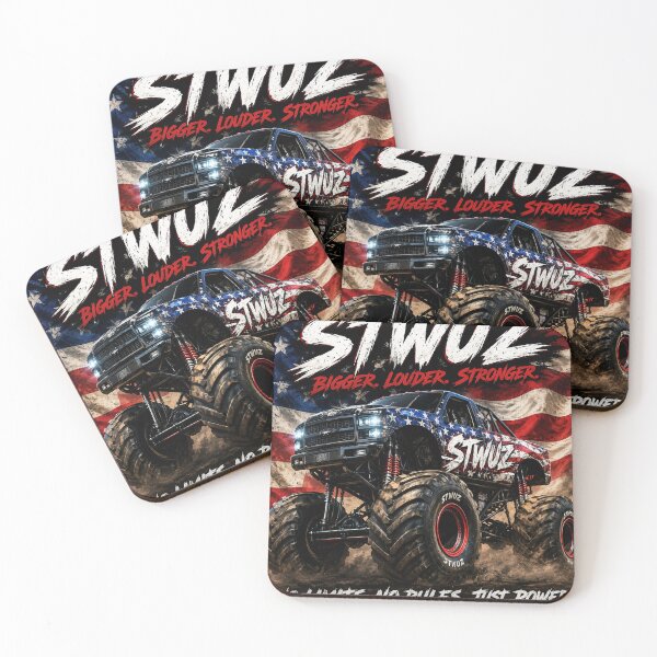 Item preview, Monster Truck American Flag No Limits No Rules Just Power Art designed and sold by riki2365.