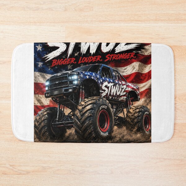 Item preview, Monster Truck American Flag No Limits No Rules Just Power Art designed and sold by riki2365.