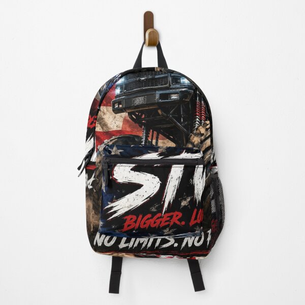 Item preview, Monster Truck American Flag No Limits No Rules Just Power Art designed and sold by riki2365.