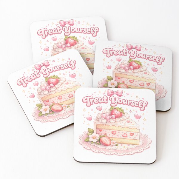 Item preview, Treat Yourself Strawberry Cake designed and sold by KiriStudio.