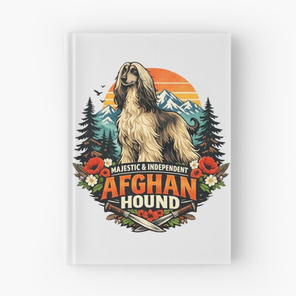Item preview, Majestic Afghan Hound - Vintage Mountain Sunset Dog Lover designed and sold by SidTastic .