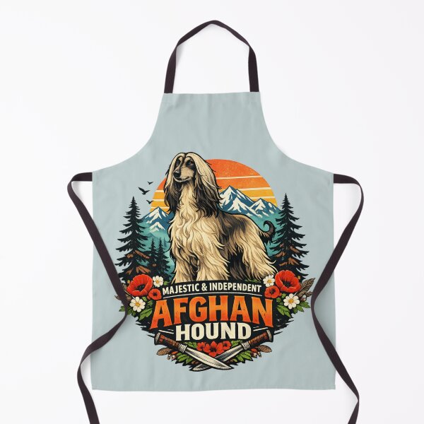 Item preview, Majestic Afghan Hound - Vintage Mountain Sunset Dog Lover designed and sold by SidTastic .