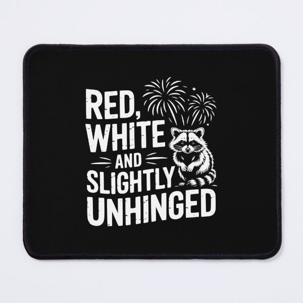 Item preview, Red White And Slightly Unhinged designed and sold by theartfulaspie.