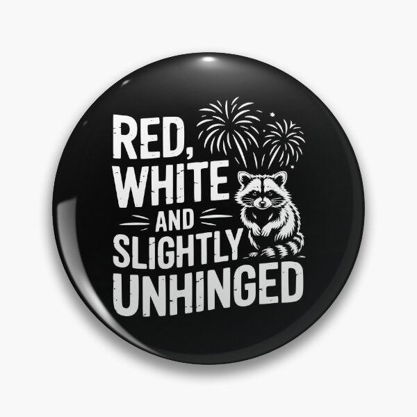 Item preview, Red White And Slightly Unhinged designed and sold by theartfulaspie.