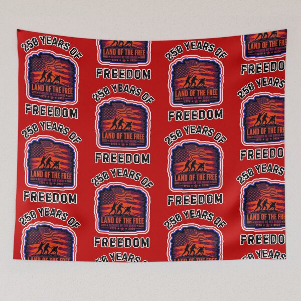 Item preview, Land Of The Free Because Of The Brave Memorial Day designed and sold by WoodburyLake.